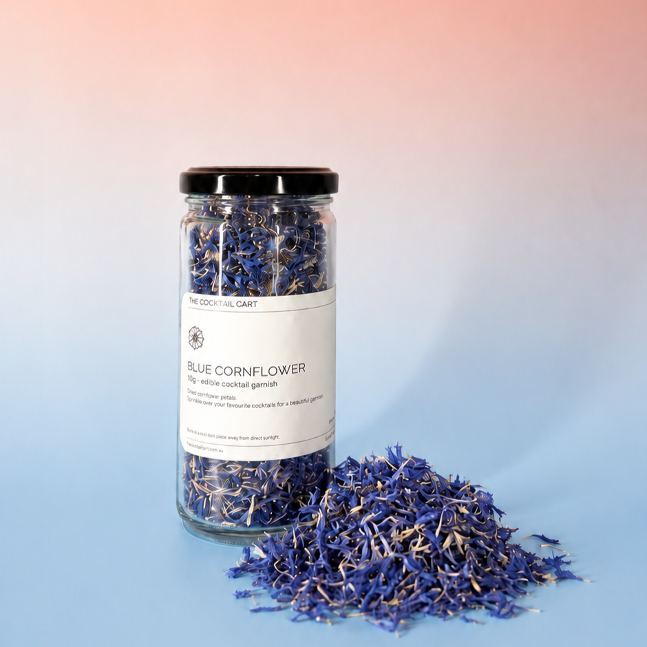 Blue Cornflower - Dried Cocktail Garnish (pack of 6)