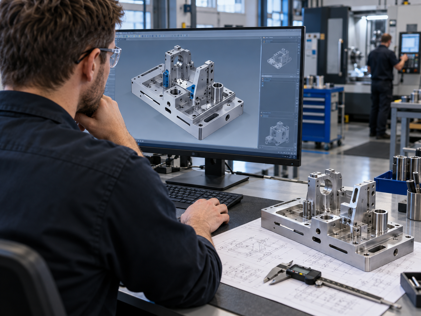 Reverse engineering a mechanical component to create accurate CAD models
