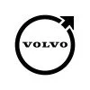 Volvo logo with circular arrow