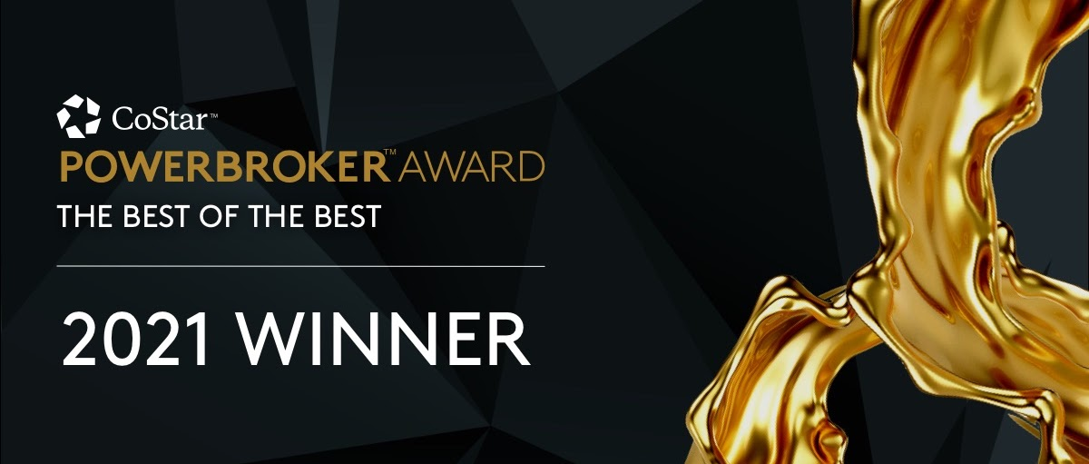 COSTAR POWERBROKER AWARD THE BEST OF THE BEST