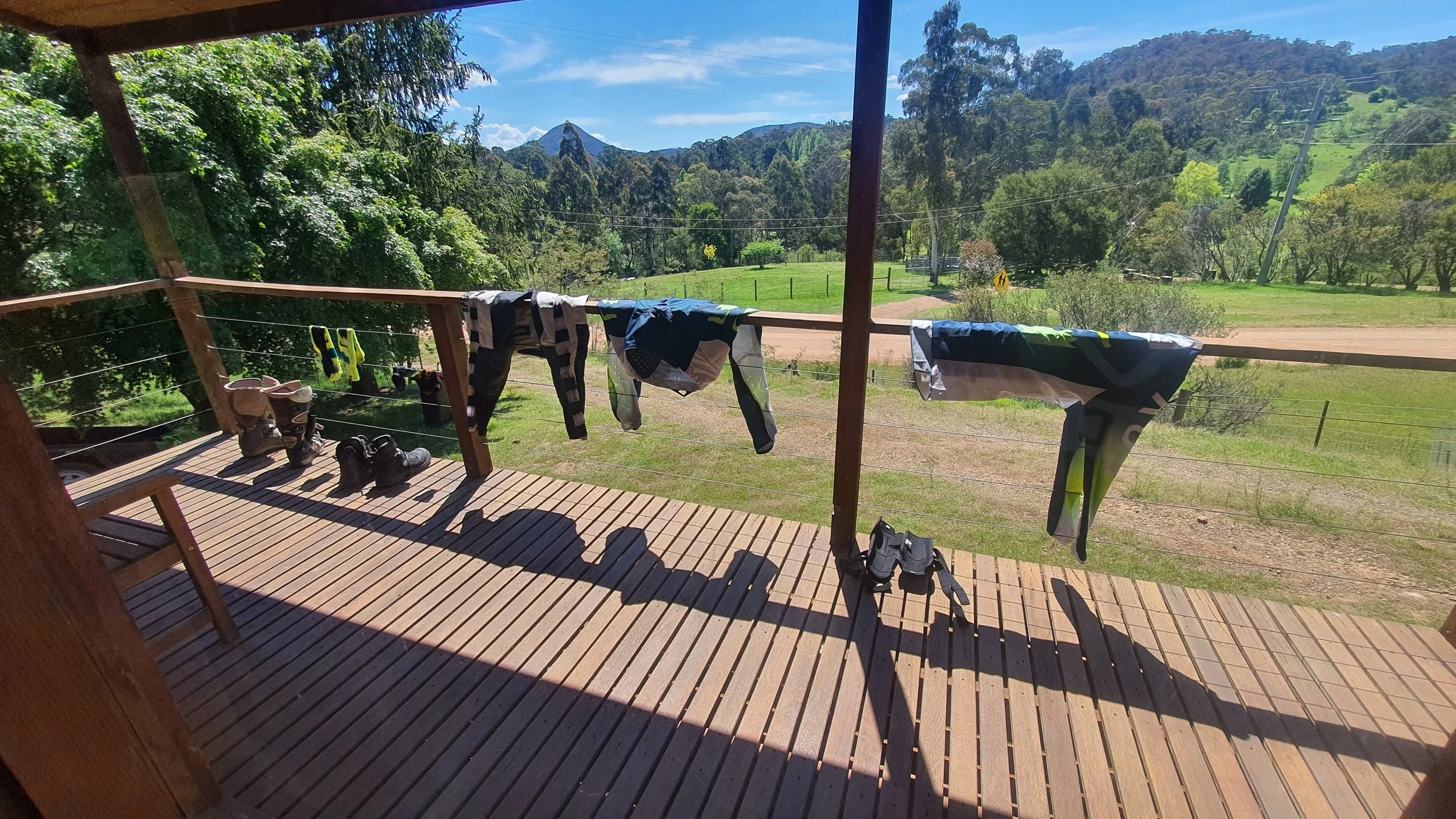 Front Deck Drying