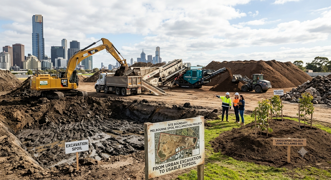 How Soil Reclaiming Can Turn Melbourne’s Excavation Spoil Into a Reusable Resource