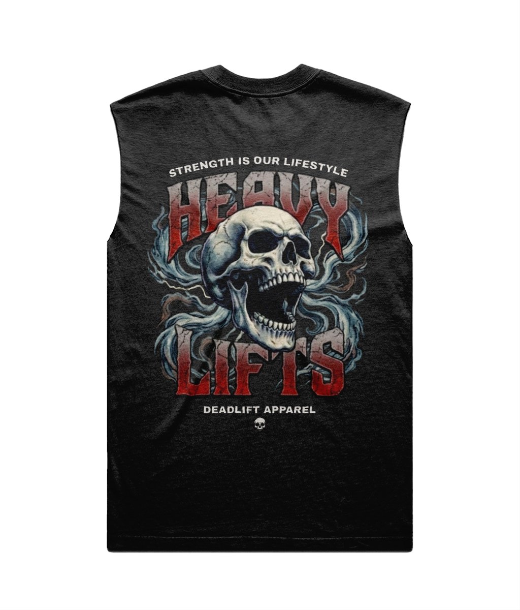 Heavy Lifts – Men’s Oversized Tank - Back