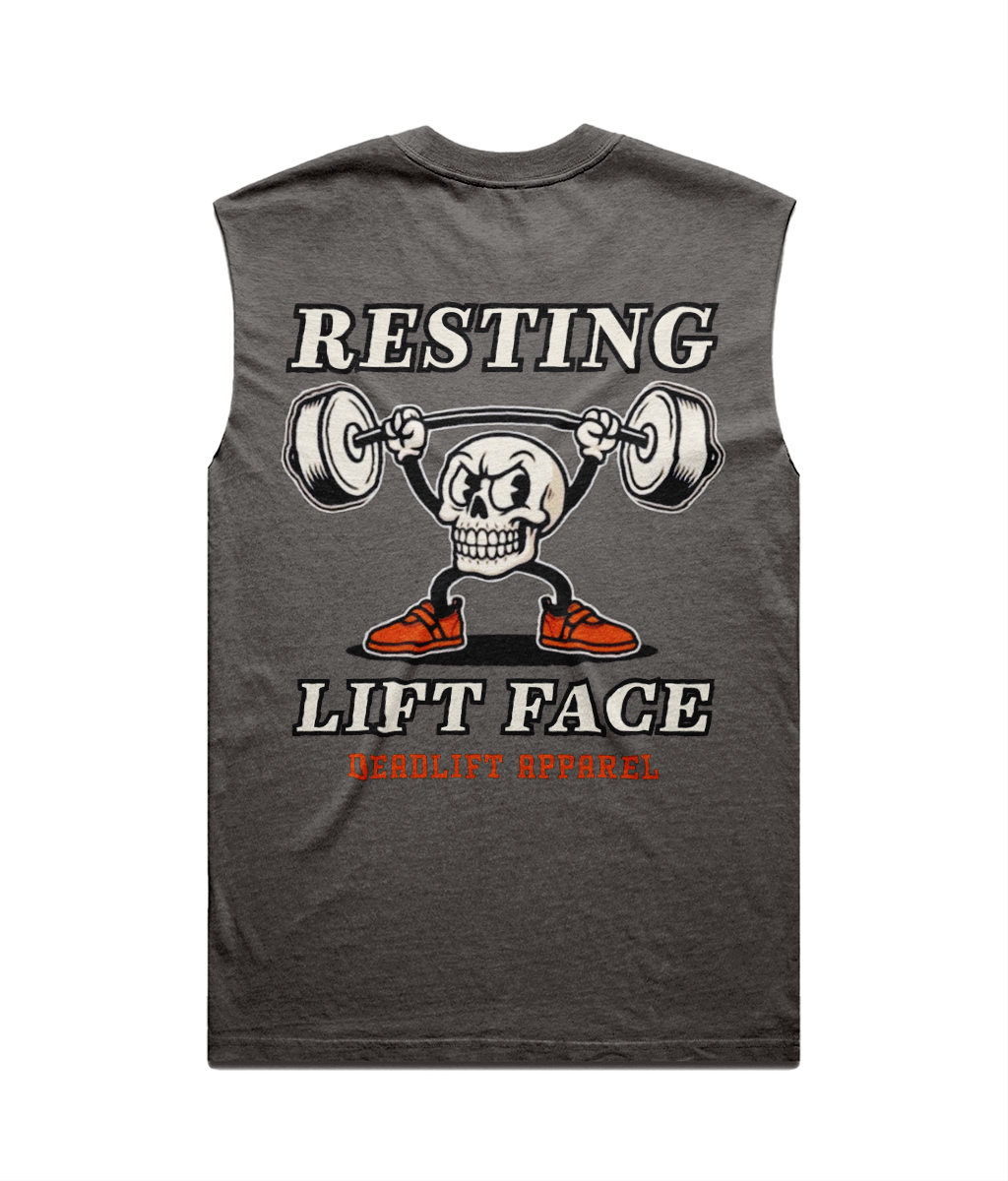 Lift Face – Men’s Oversized Tank - Back