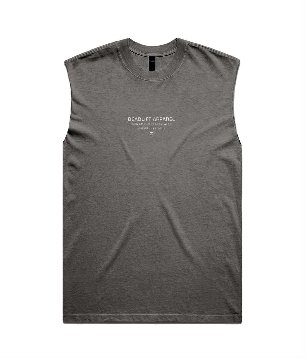 LIFT / RUN (Dark) - Men’s Oversized Tank - Front