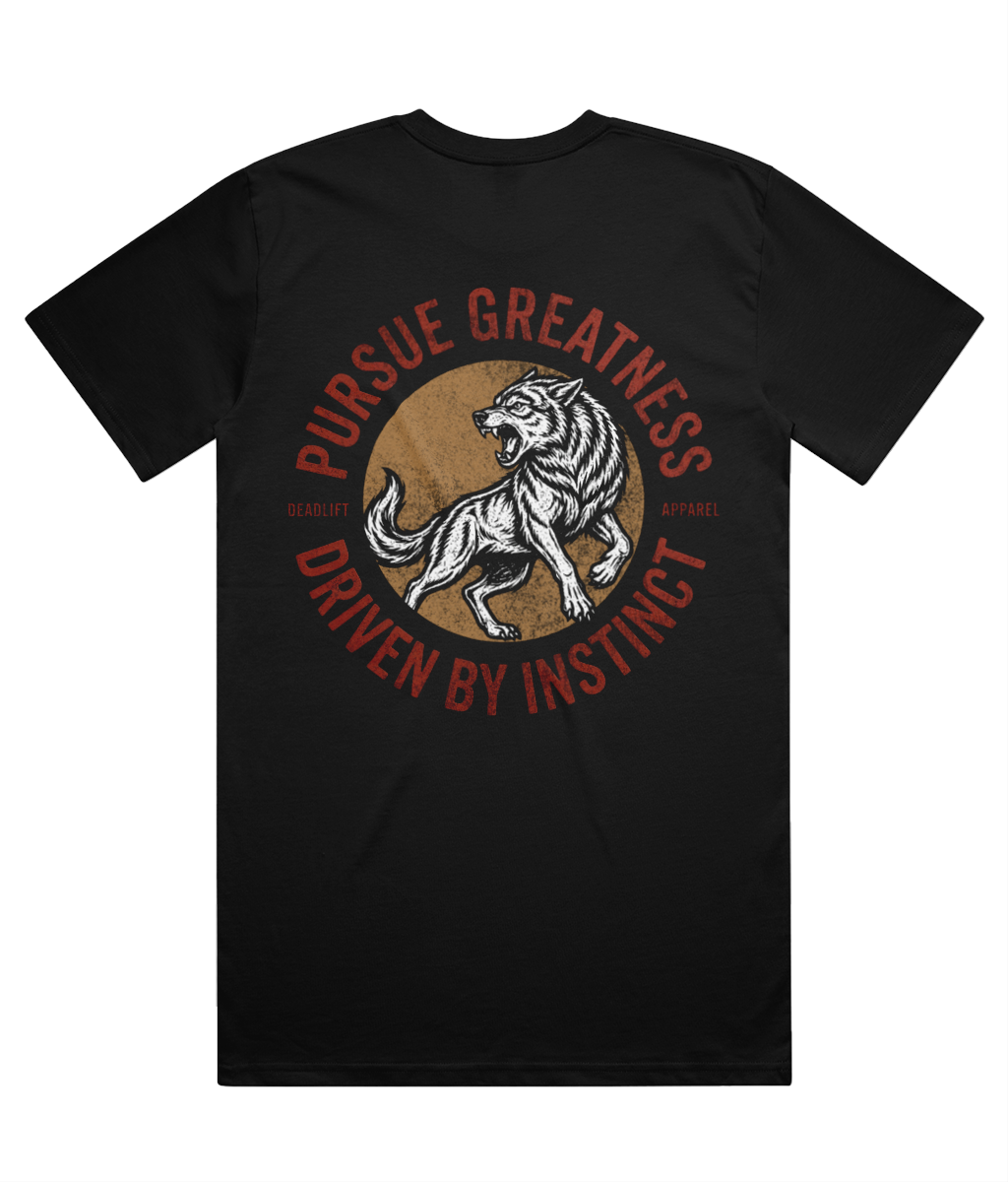 Pursue Greatness – Men’s T‑Shirt - Back