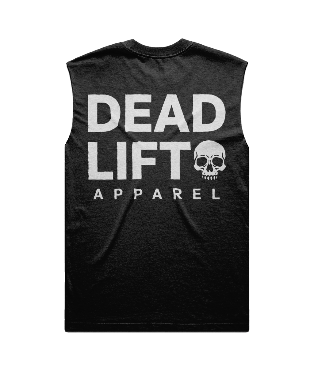 Stacked (Dark) - Men's Oversized Tank - Back