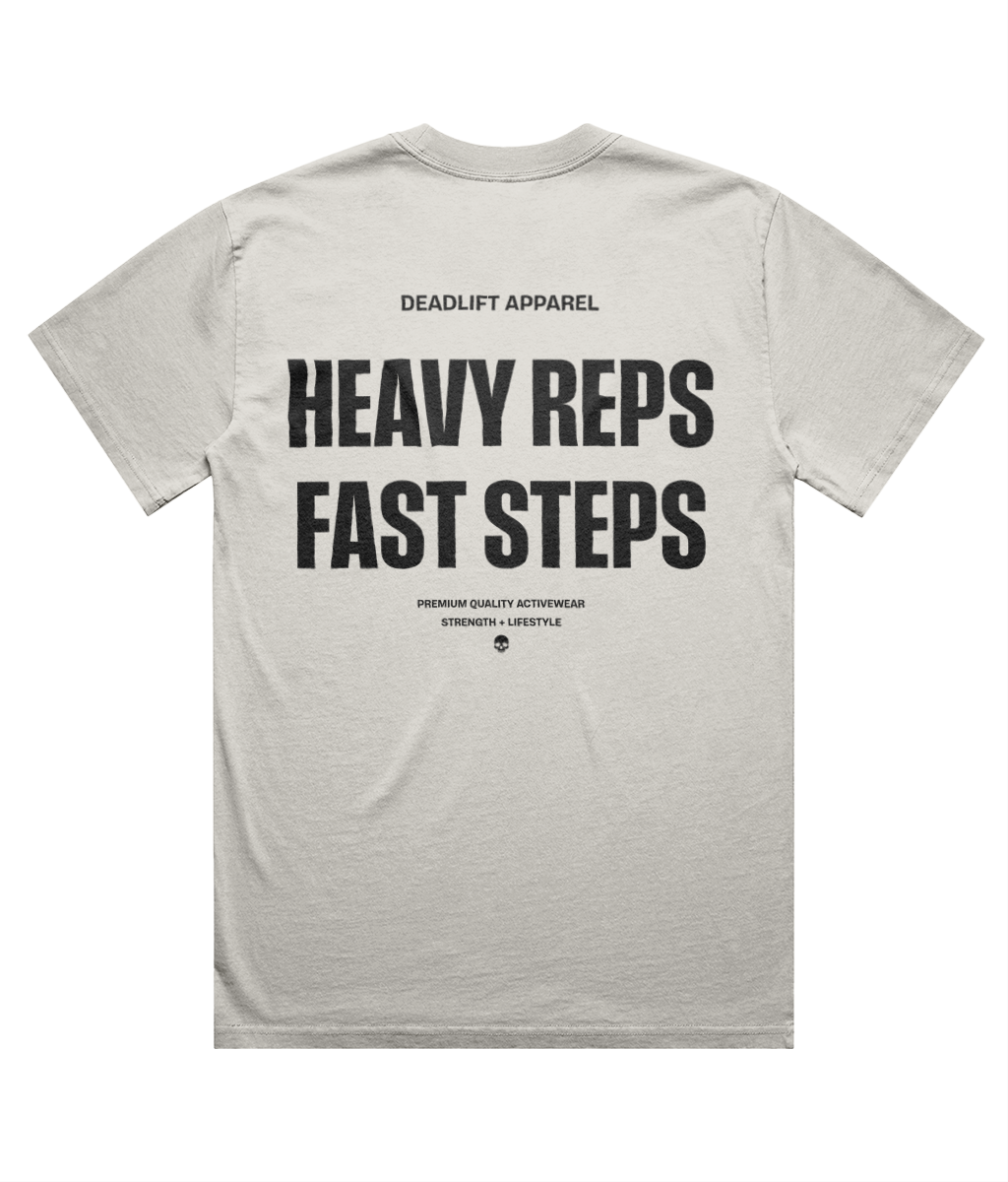 LIFT / RUN (Light) - Men’s Oversized T-Shirt - Back