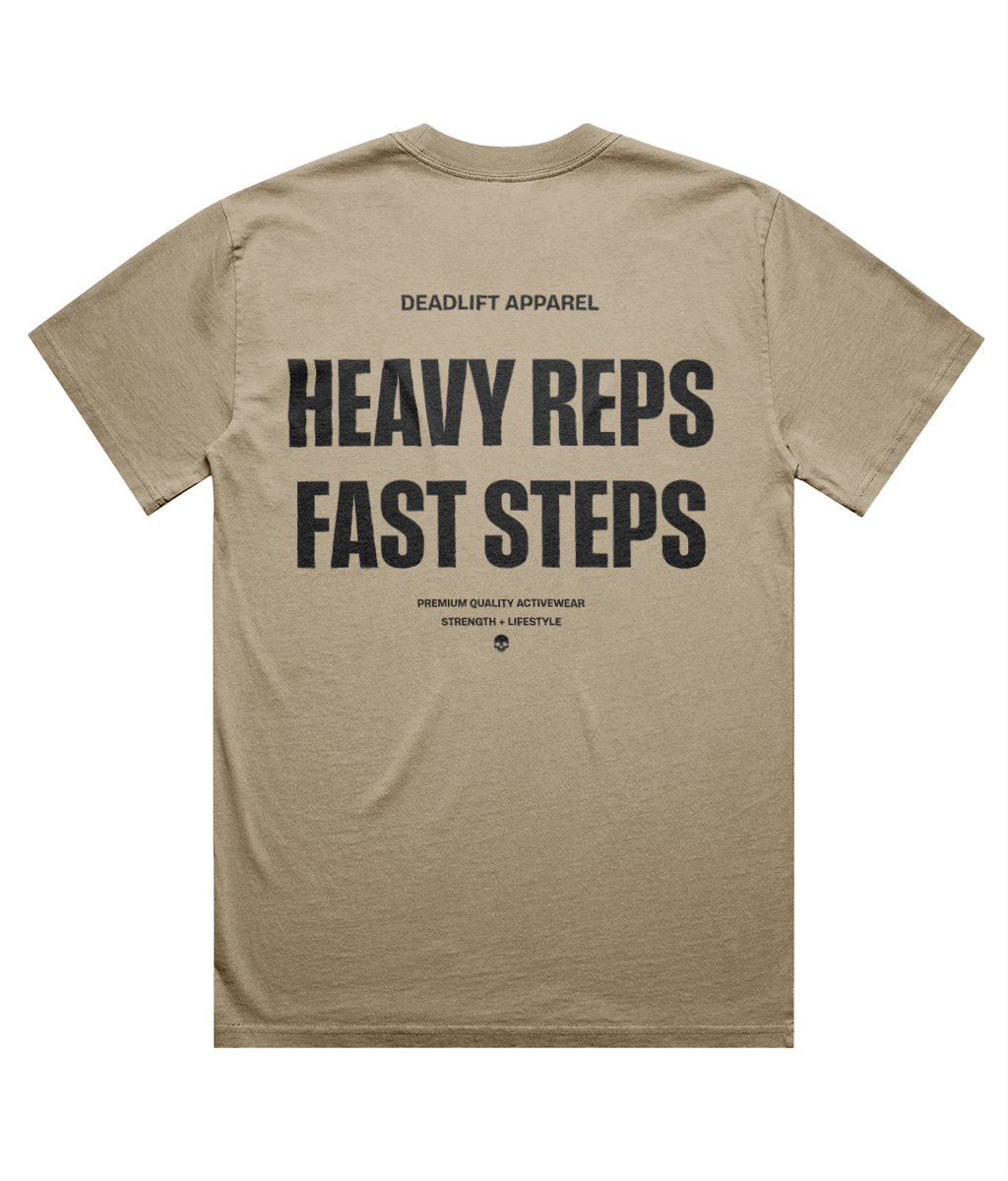 LIFT / RUN (Light) - Men’s Oversized T-Shirt - Back