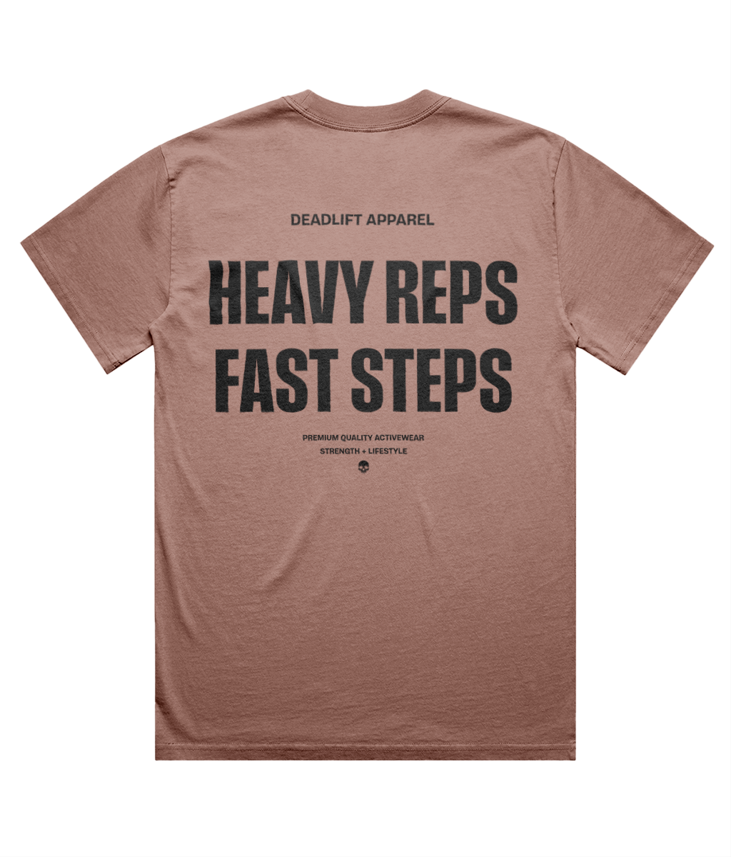 LIFT / RUN (Light) - Men’s Oversized T-Shirt -Back