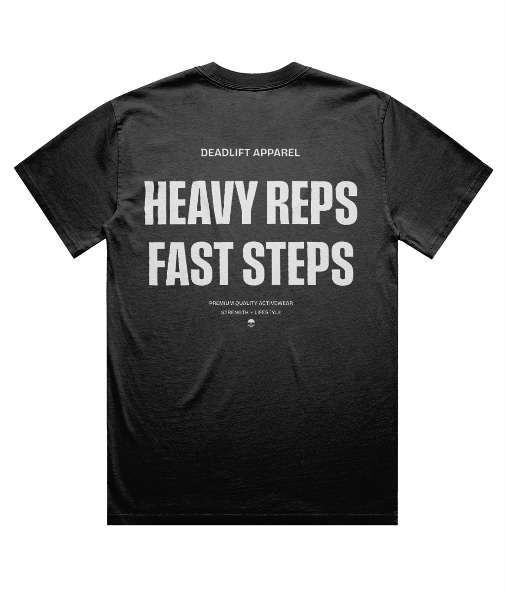 LIFT / RUN (Dark) - Men’s Oversized T-Shirt - Back