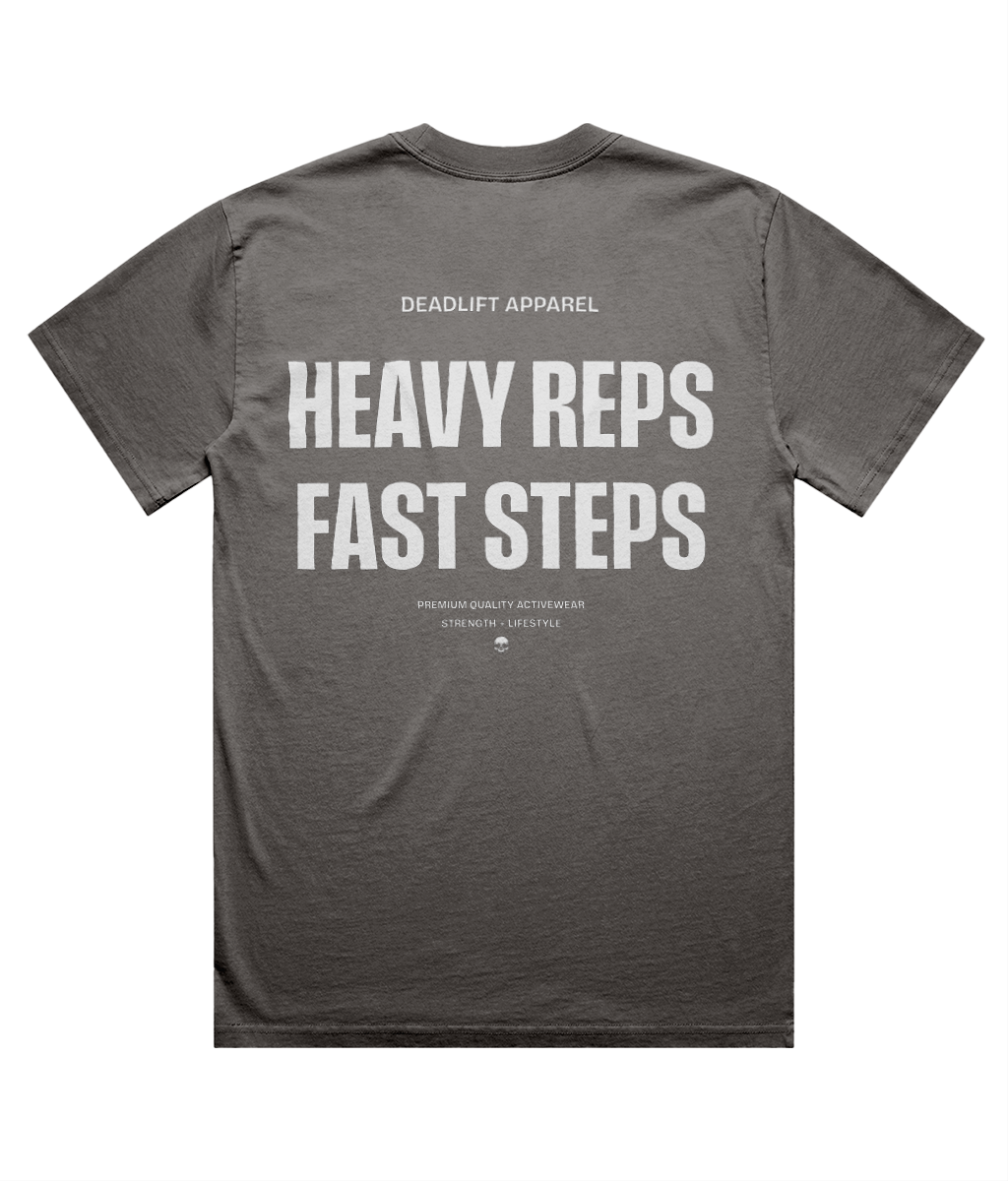 LIFT / RUN (Dark) - Men’s Oversized T-Shirt - Back