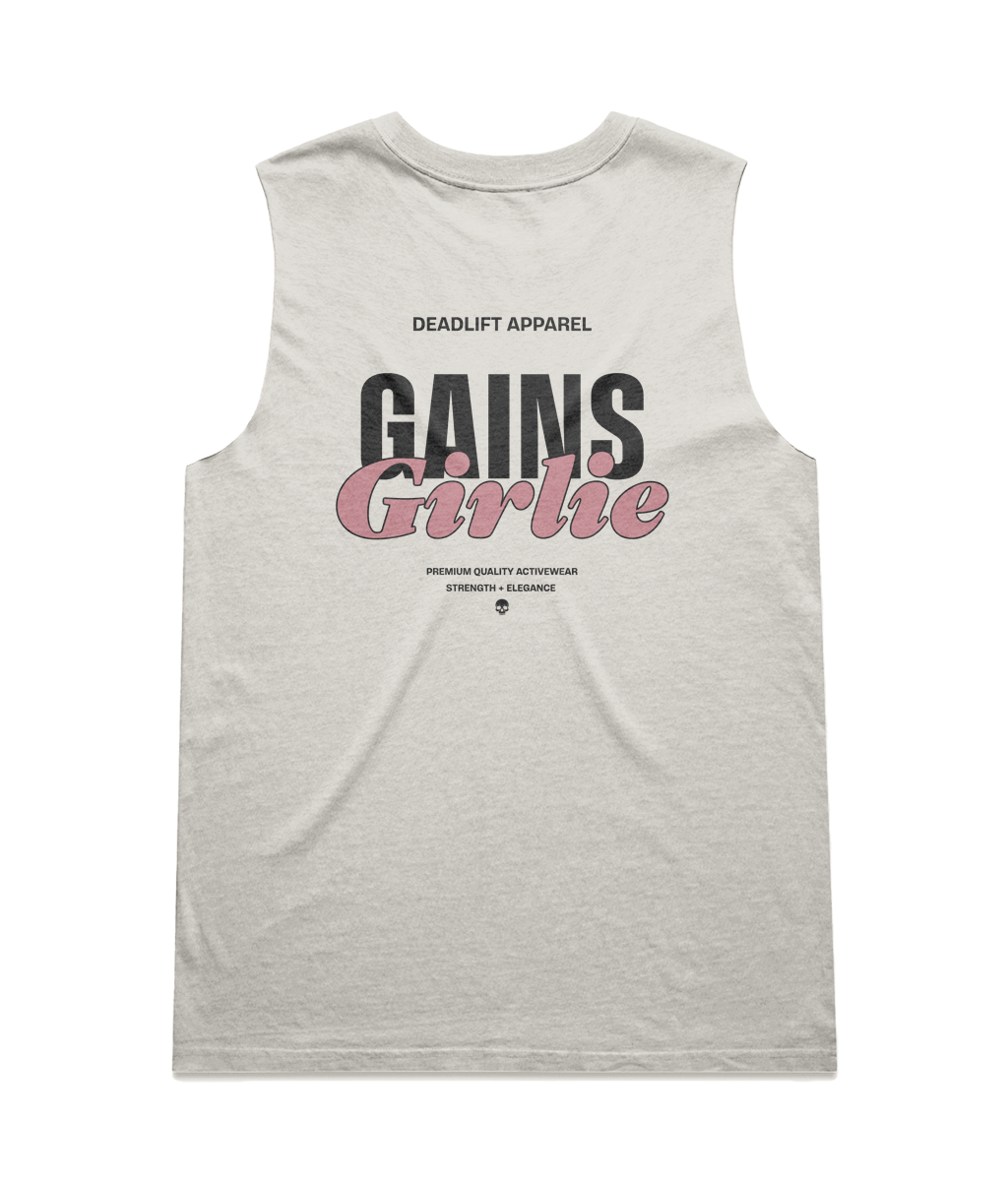 Gains Girl - Women's Relaxed Tank - Back
