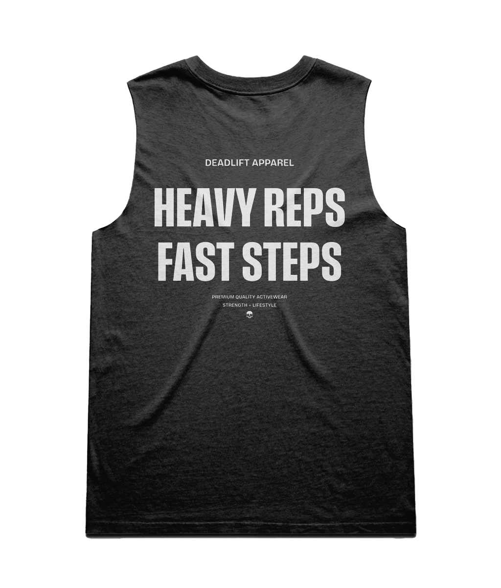 LIFT / RUN (Dark) - Women's Relaxed Tank - Back