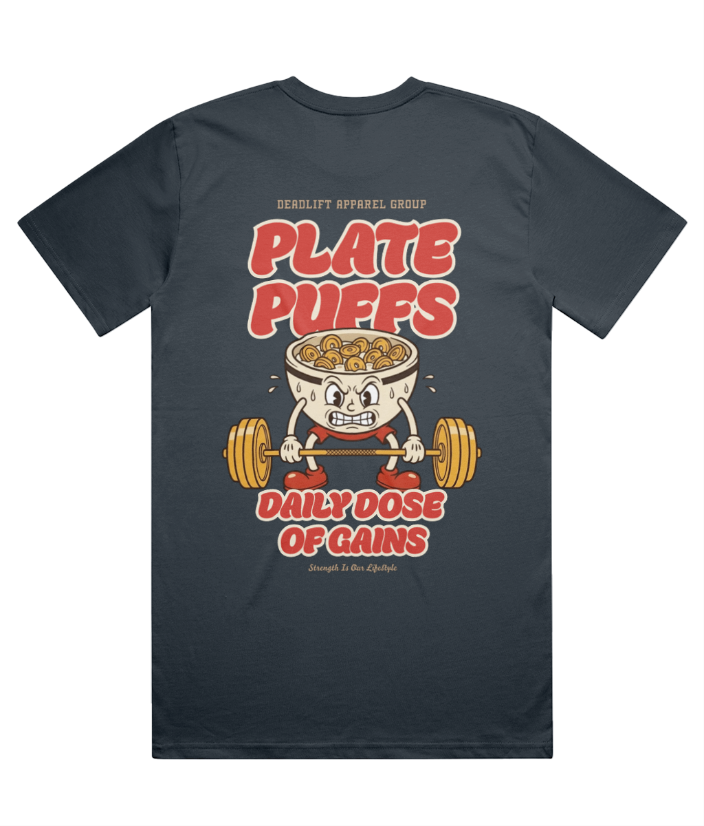 Plate Puffs - Men's T-Shirt - Back