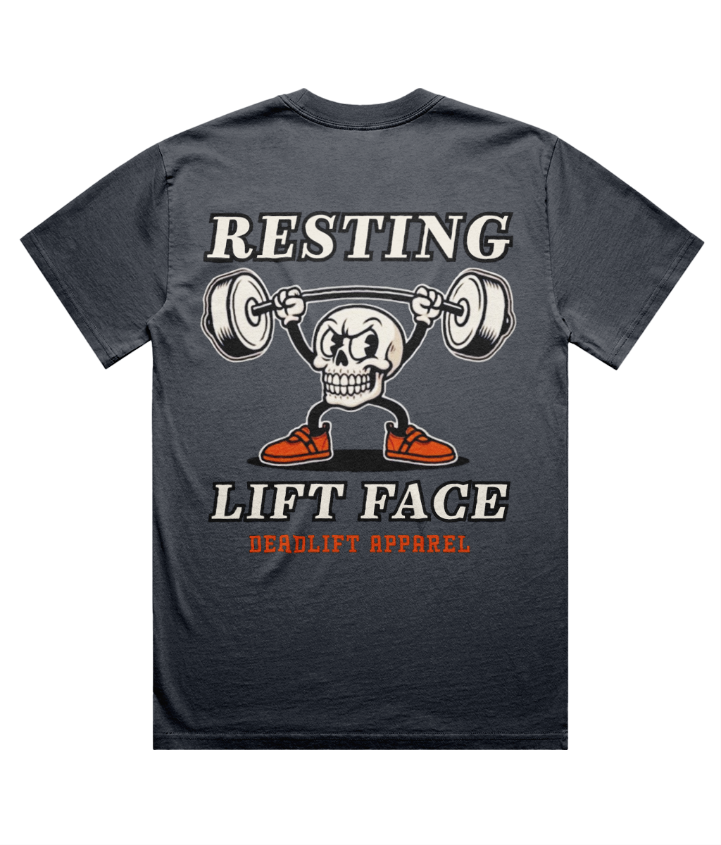 Lift Face - Men's Oversized T-Shirt - Back