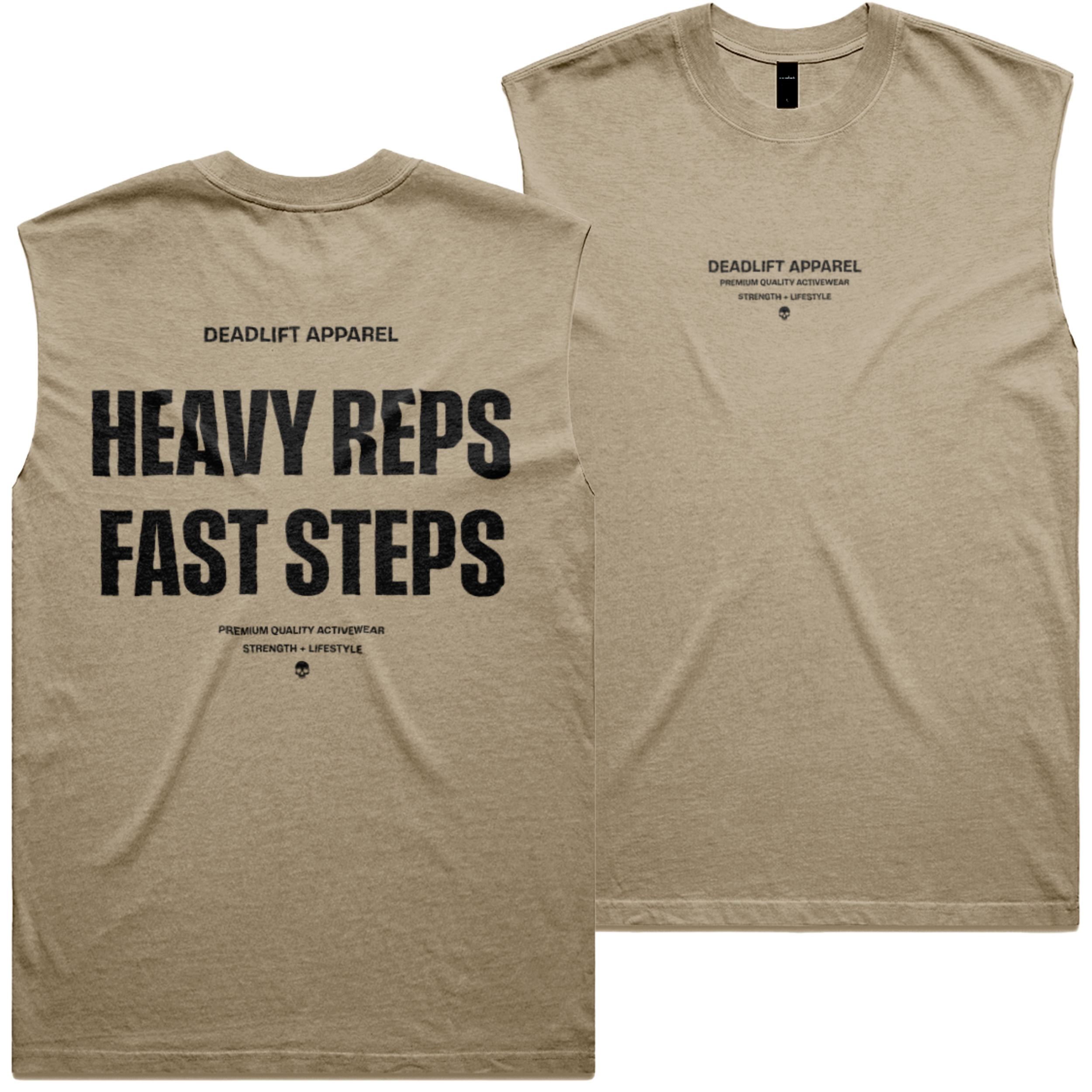 LIFT / RUN (Light) - Men’s Oversized Tank