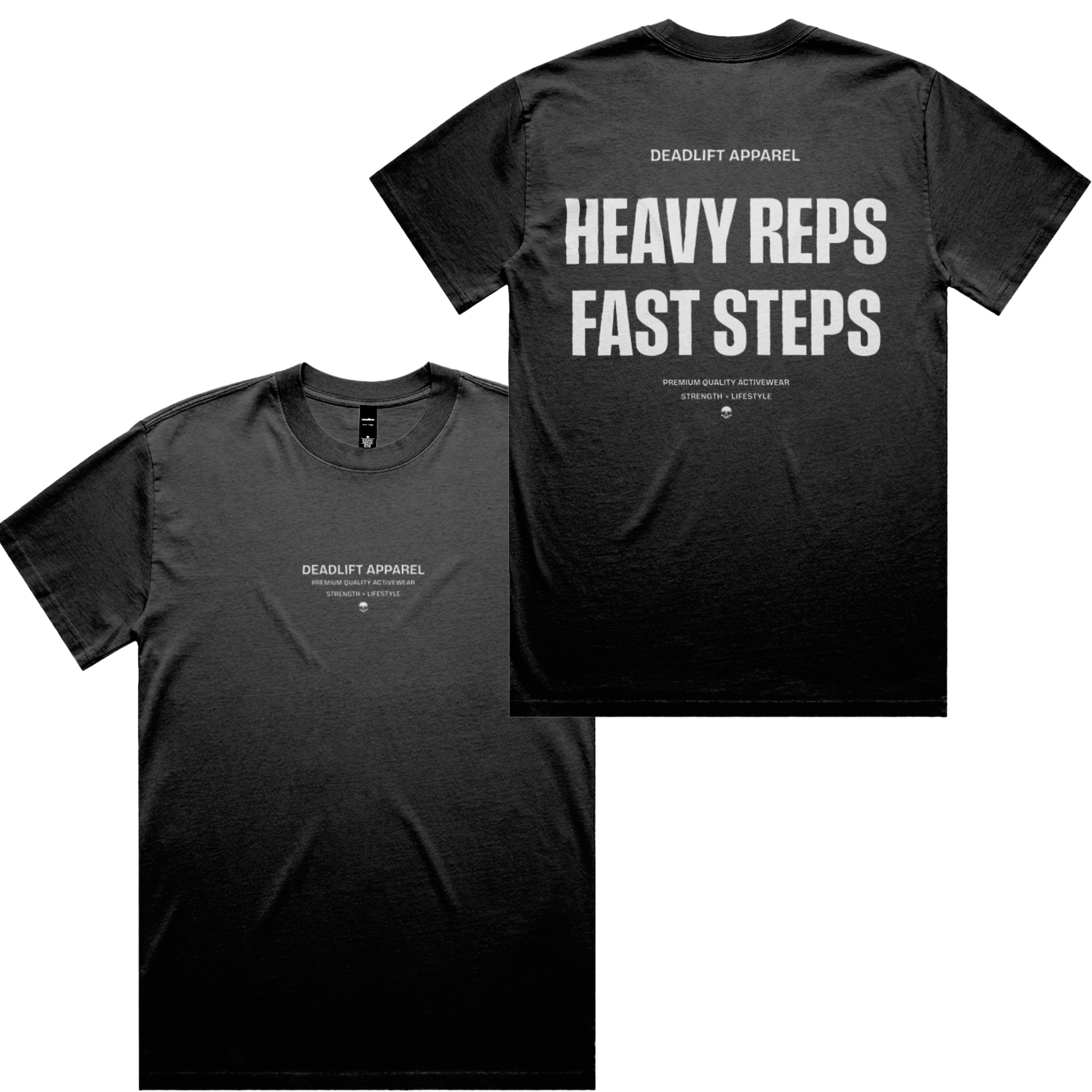 LIFT / RUN (Dark) - Men’s Oversized T-Shirt