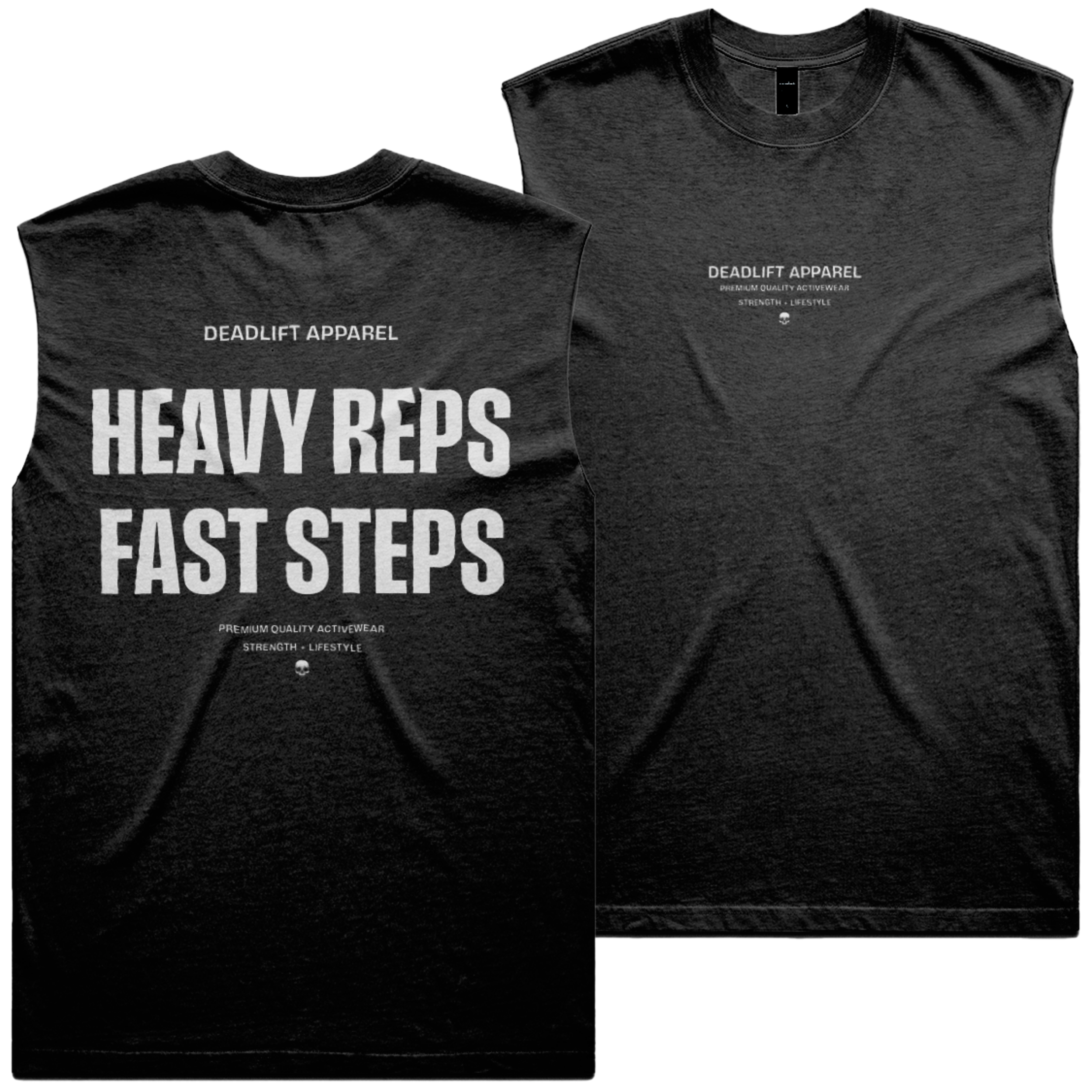 LIFT / RUN (Dark) - Men’s Oversized Tank