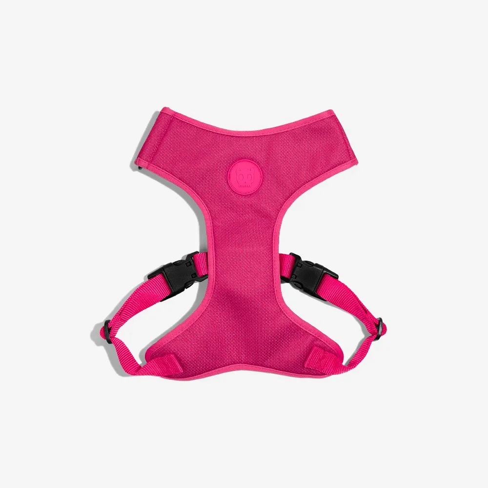 PINK LED ADJUSTABLE AIR MESH HARNESS | ZEEDOG