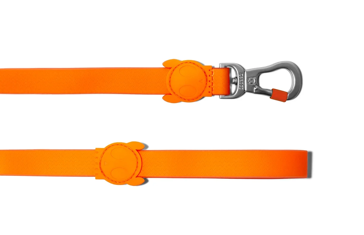 dog-leash-neopro-tangerine-orange-weather-resistant-zeedog-info-image.webp
