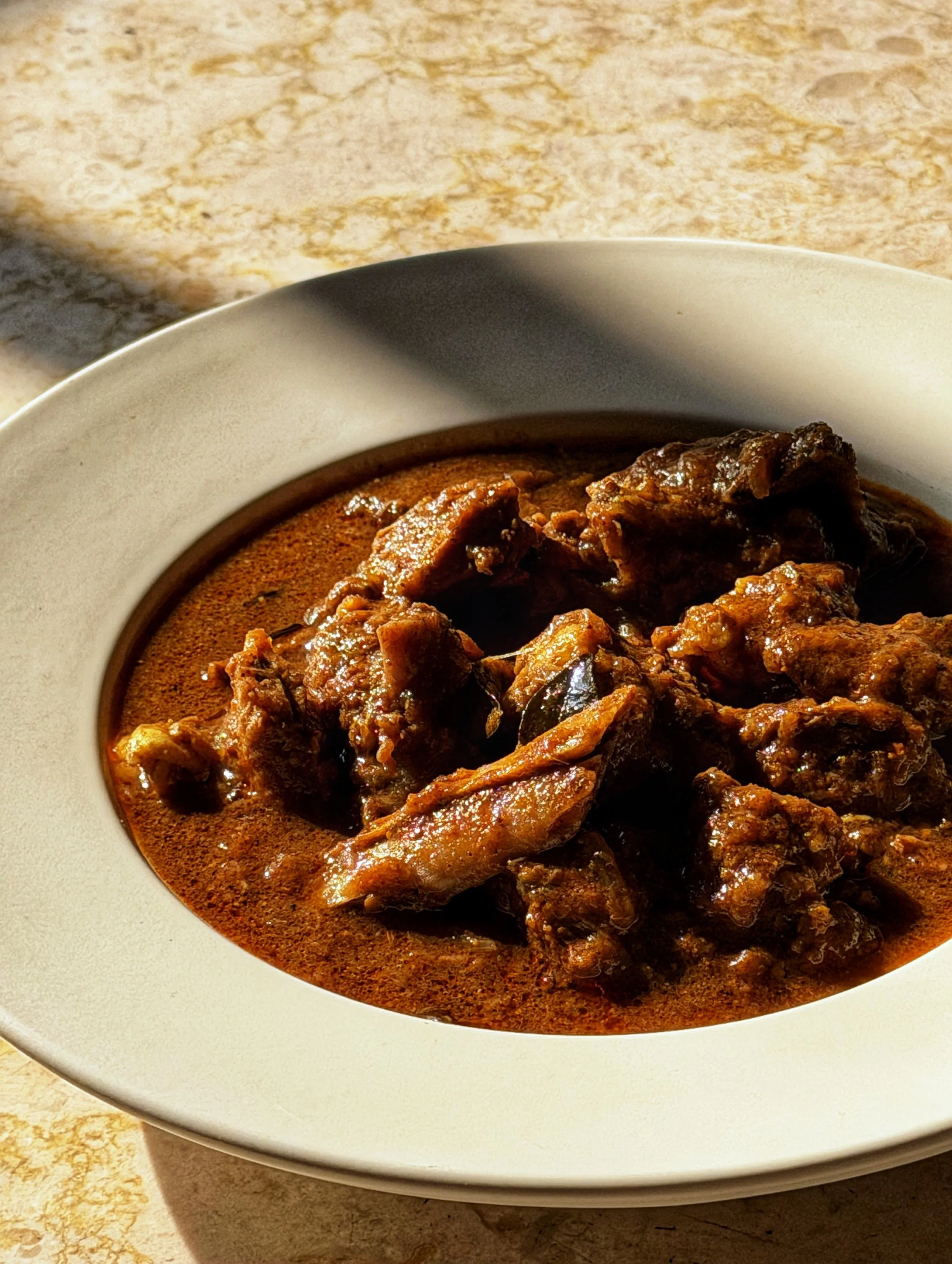 Thattukada-Style Beef Curry