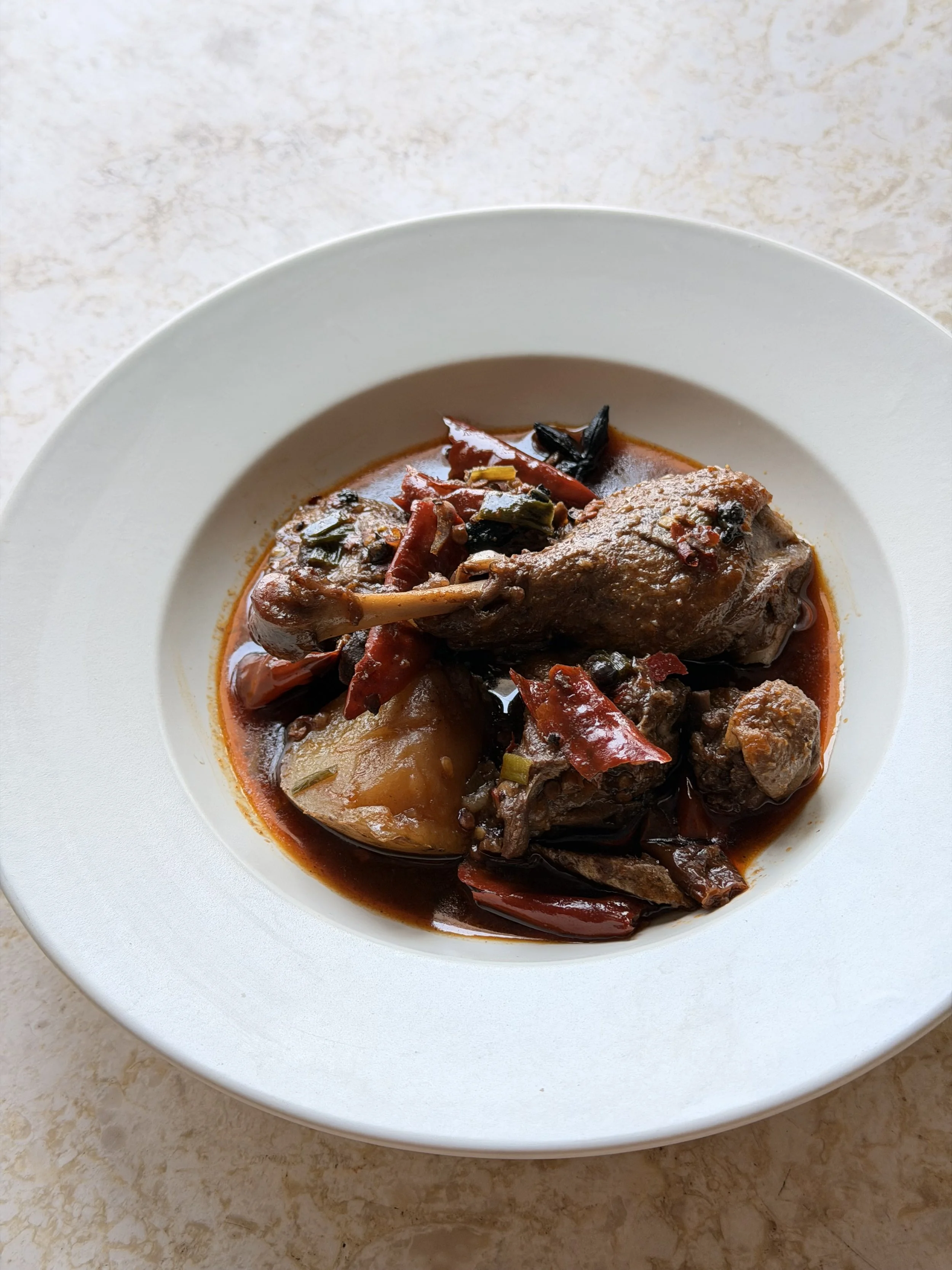 Sichuan Braised Duck with Potatoes