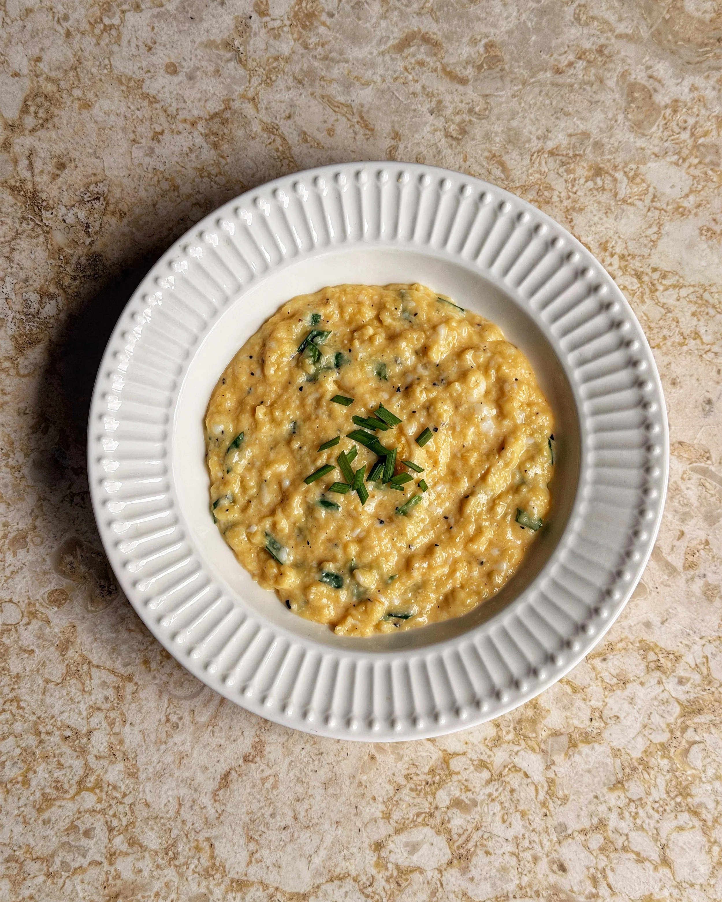 Custardy Scrambled Eggs
