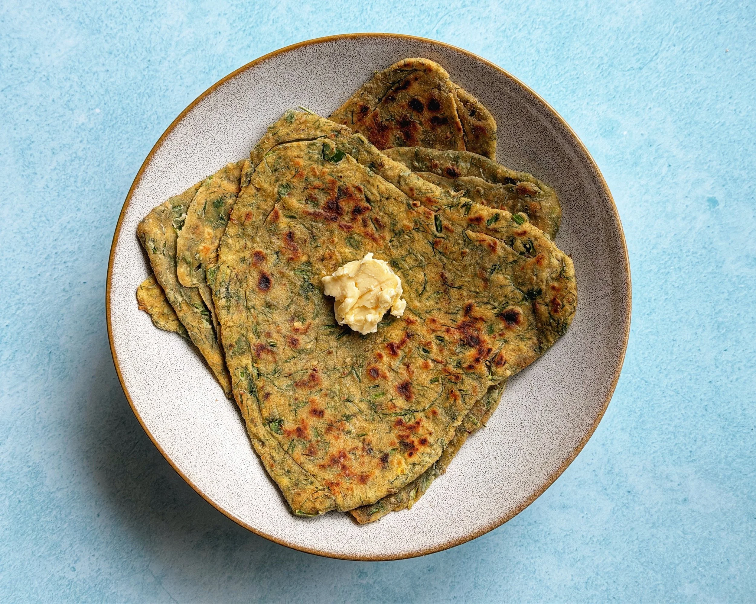Shepu Paratha, Dill Leaves Flatbread