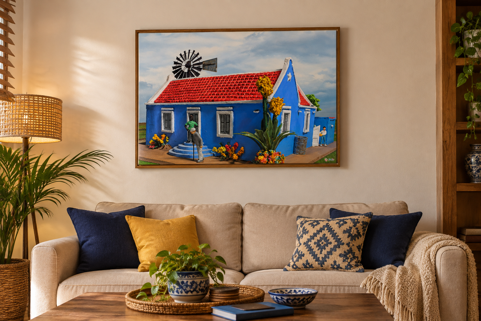 Painting home in Frederikstraat