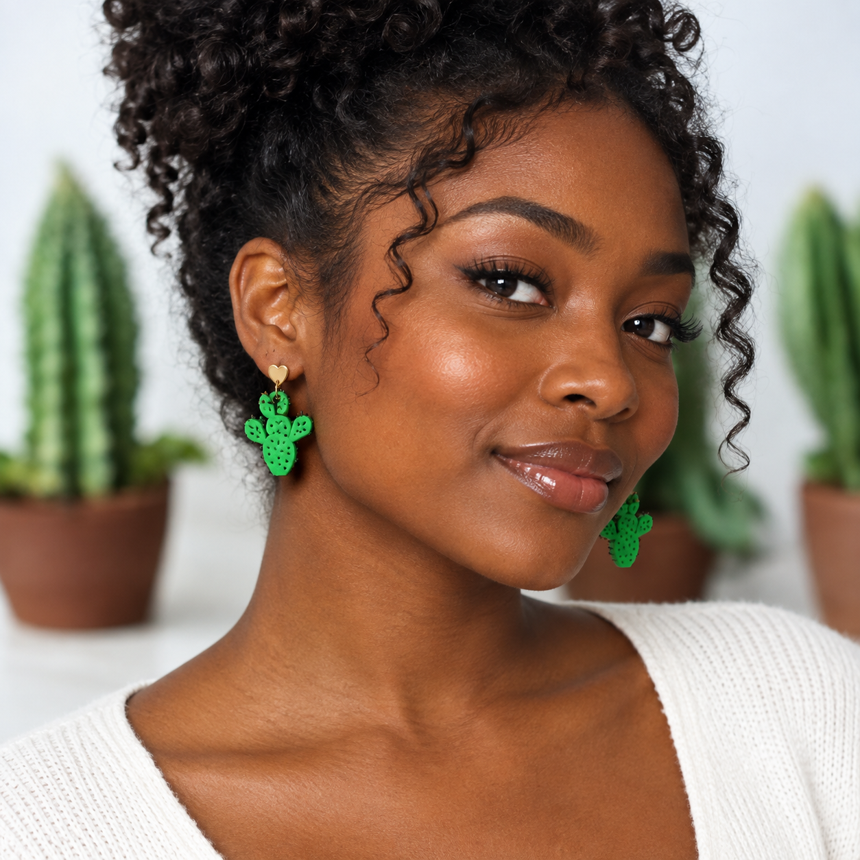Cactus Earring