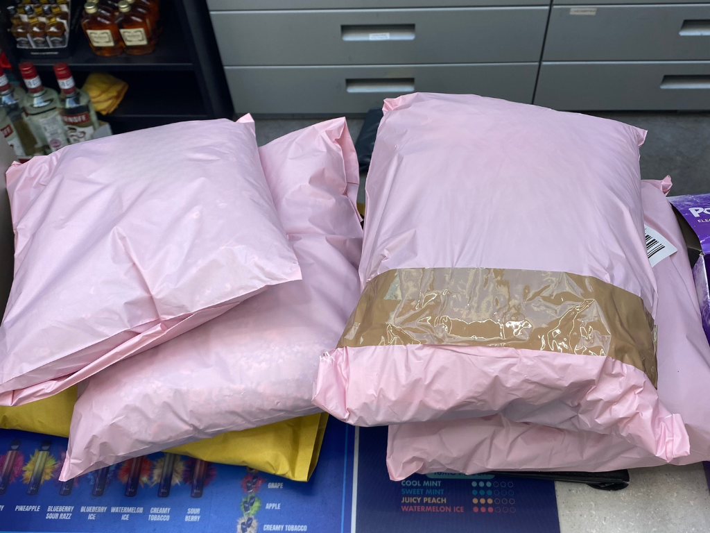 Vinted parcels.