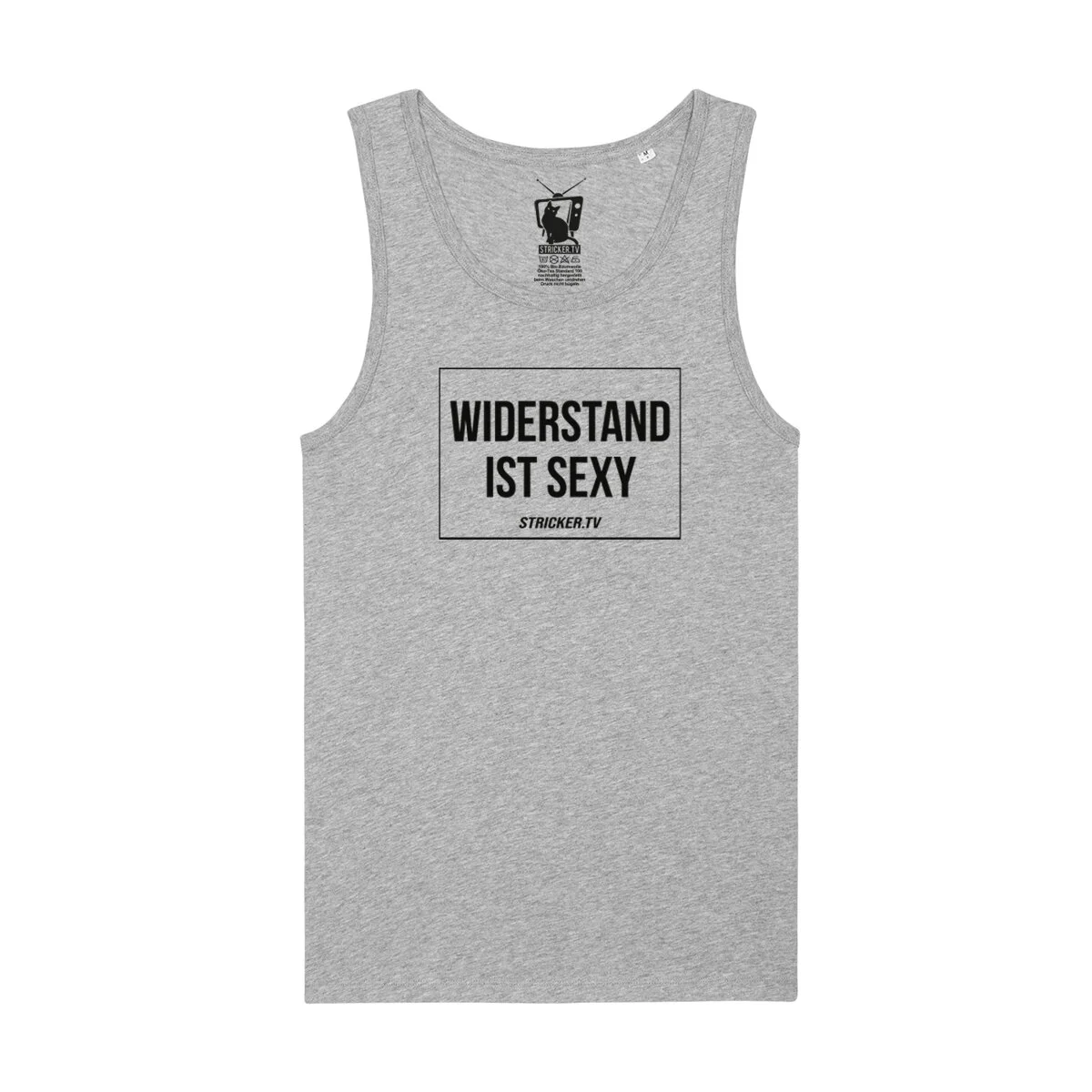 WIDERSTAND IST SEXY  - Tanktop Herren, grau
