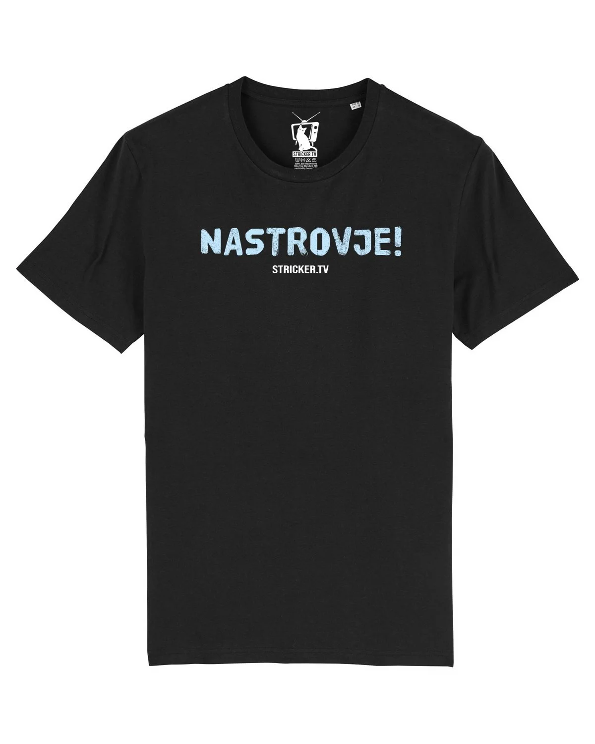 Logo T-Shirt - #NASTROVJE unisex schwarz