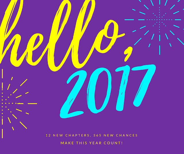 NK the Marketer New Year 2017 graphic - colourful new year illustration