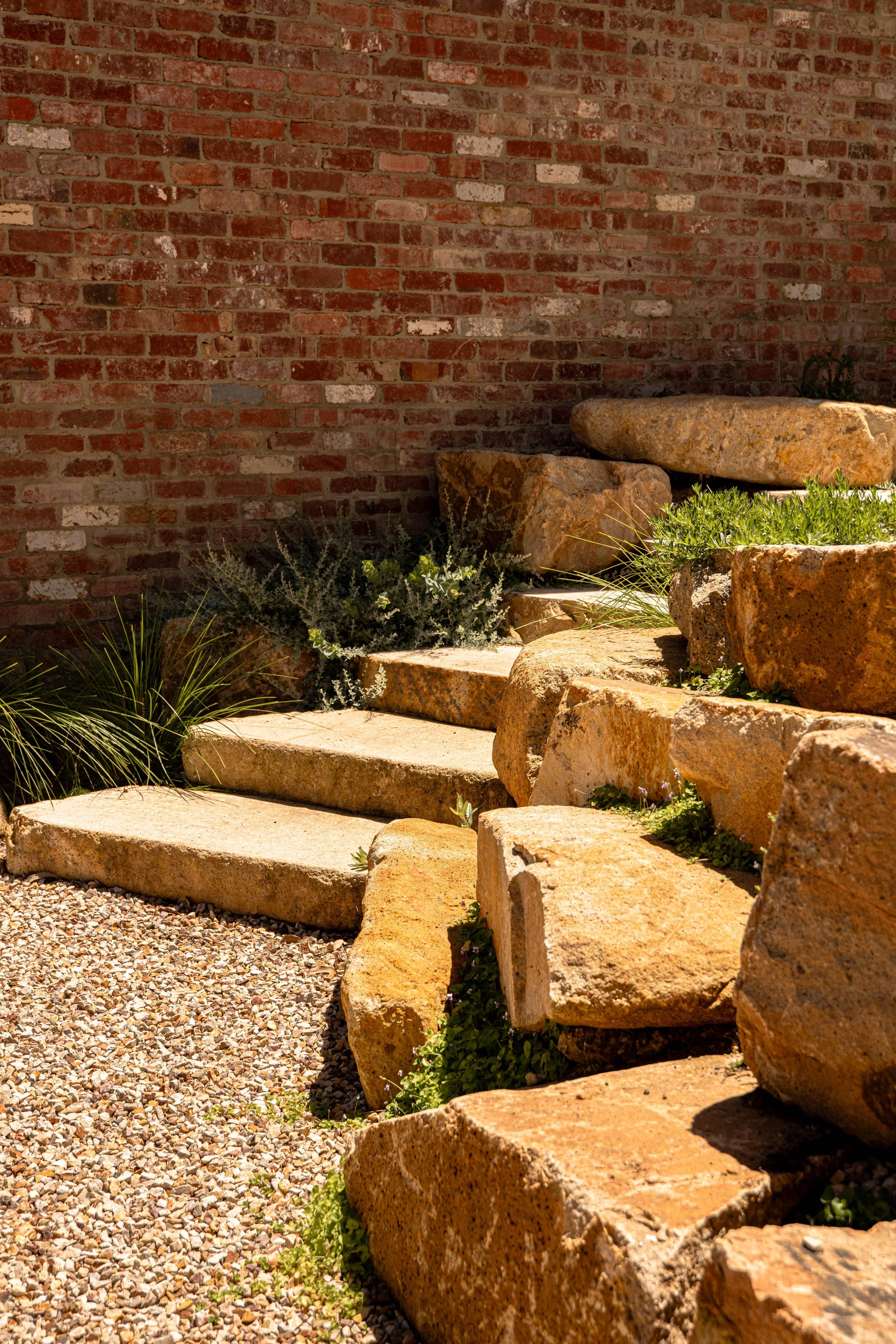 Sawn Honey Granite Steps
