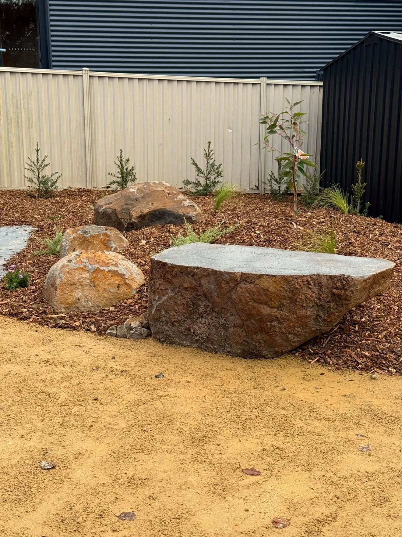 Sawn Basalt/Bluestone Seats