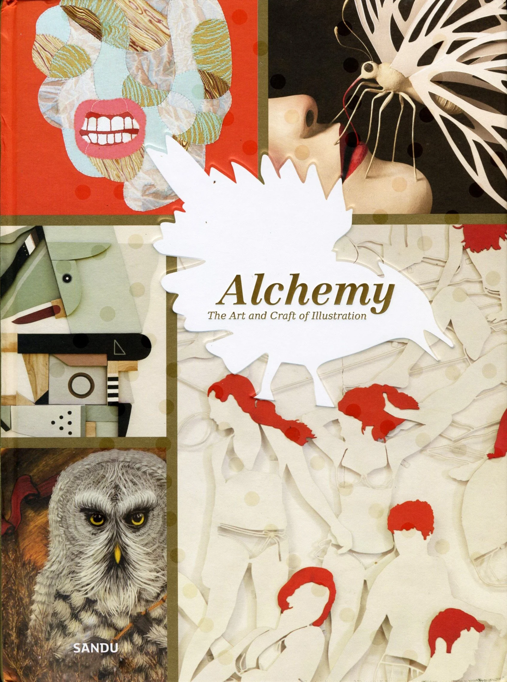 Book cover featuring a collage of various art pieces, including an animal illustration and abstract designs, including  story  about  Anastasia Kovaleva