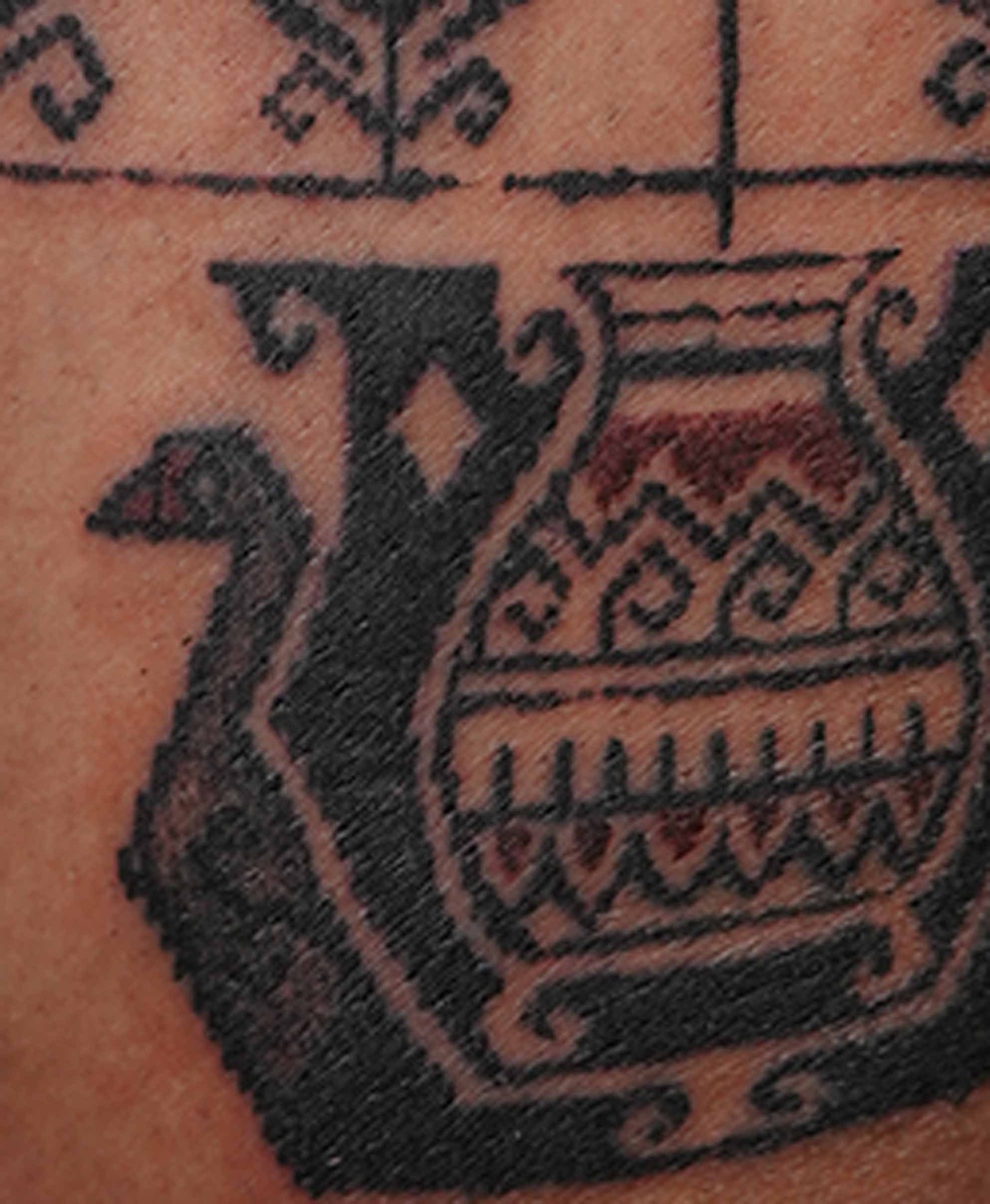 vase tattoo ornament