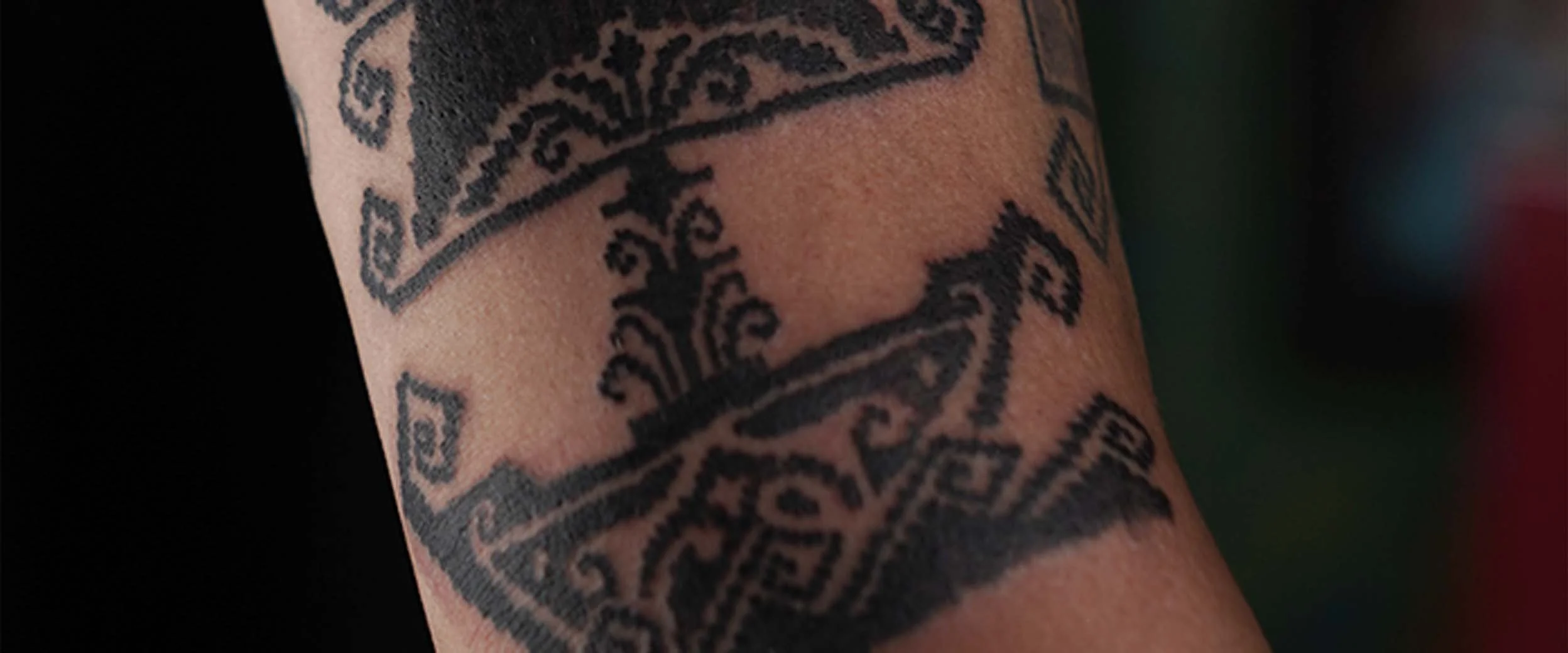 Sea Ship Tattoo on bicep
