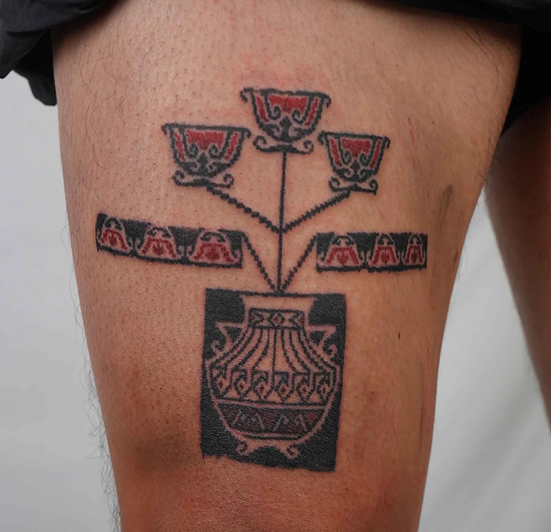 ikebana inspired tattoo