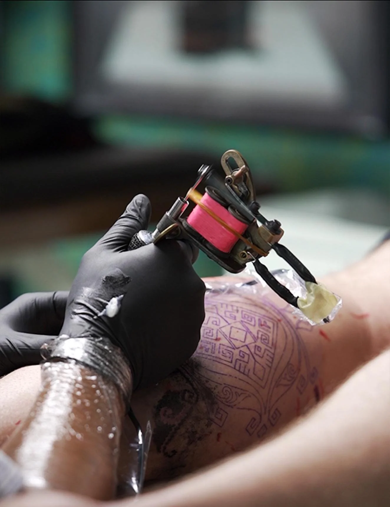Ornament Tattoo design in process by Sukanasikucing in Bali Indonesia