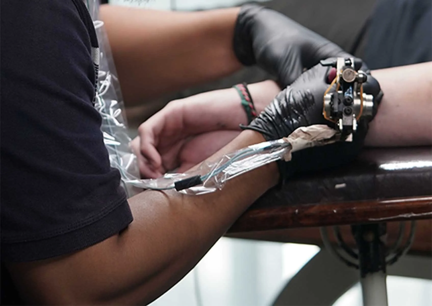 bali based tattoo artist doing tattoo