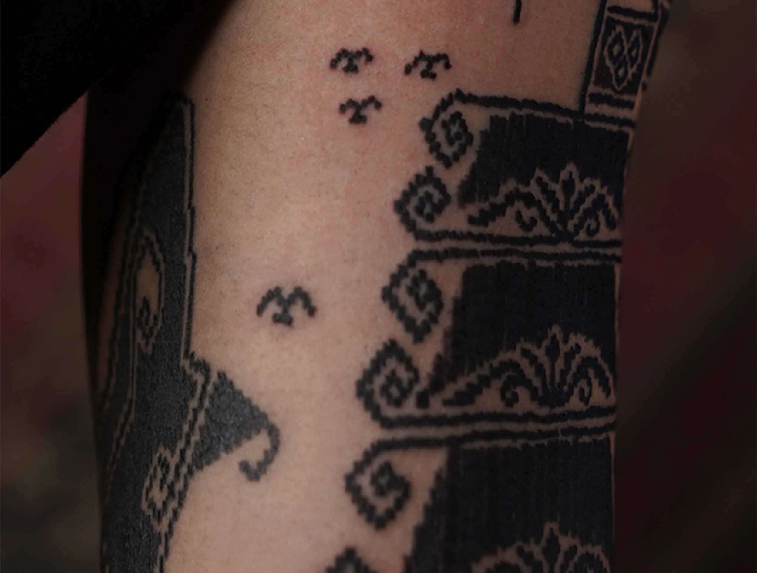 Ship tattoo with Ornamental Style by Bali Based tattoo artist