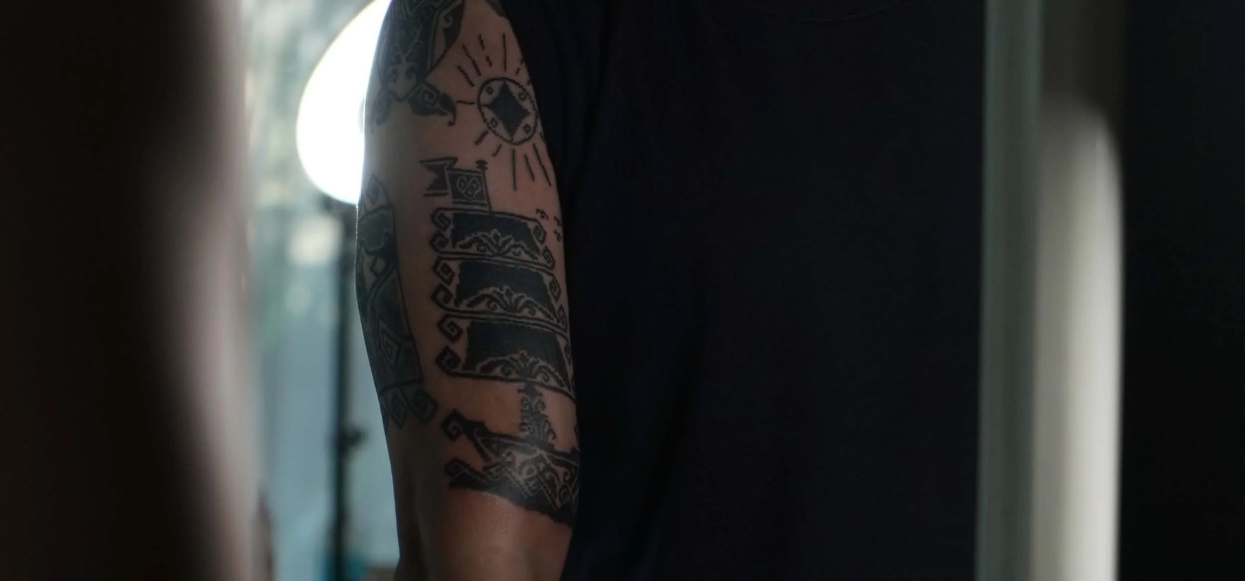 Ornamental Sea Ship Tattoo