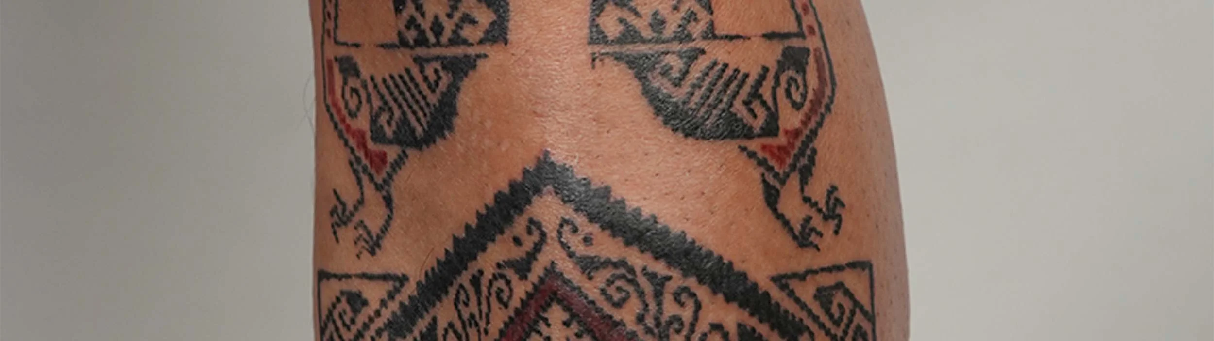 ornamental work tattoo inspired by bali Patra motif in bali Indonesia