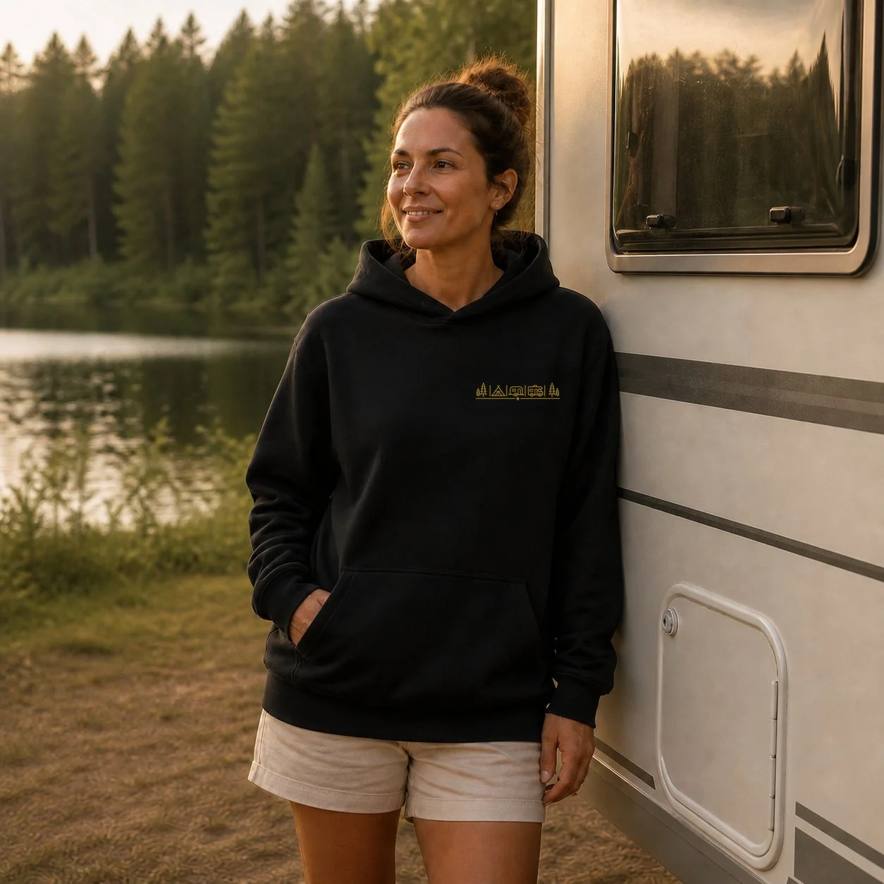 Hoodie für Campingwahnsinnige