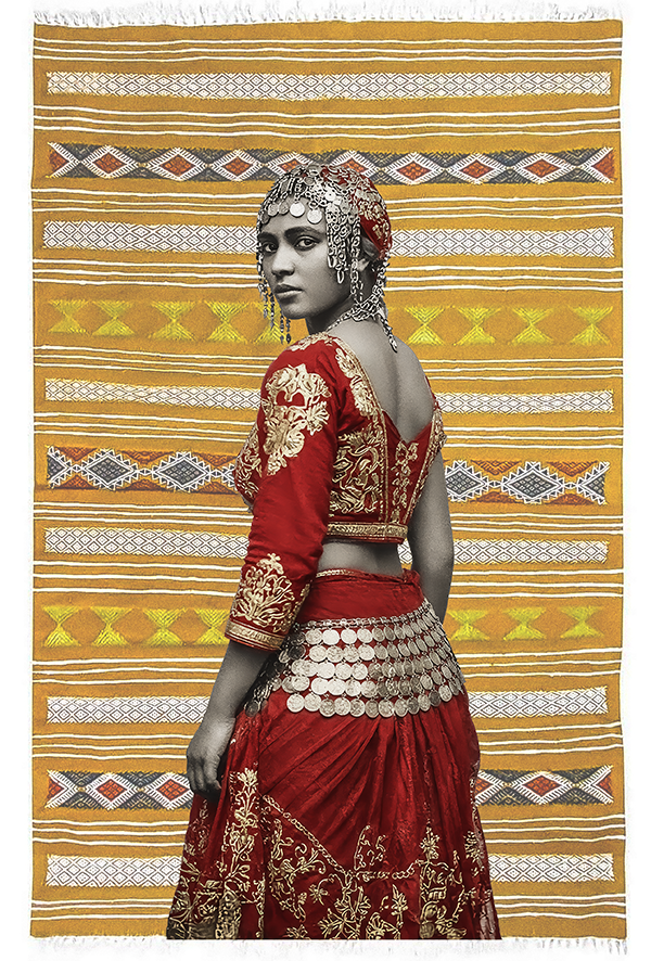Femme Mauresque tapis-kilim Jaune TR.png