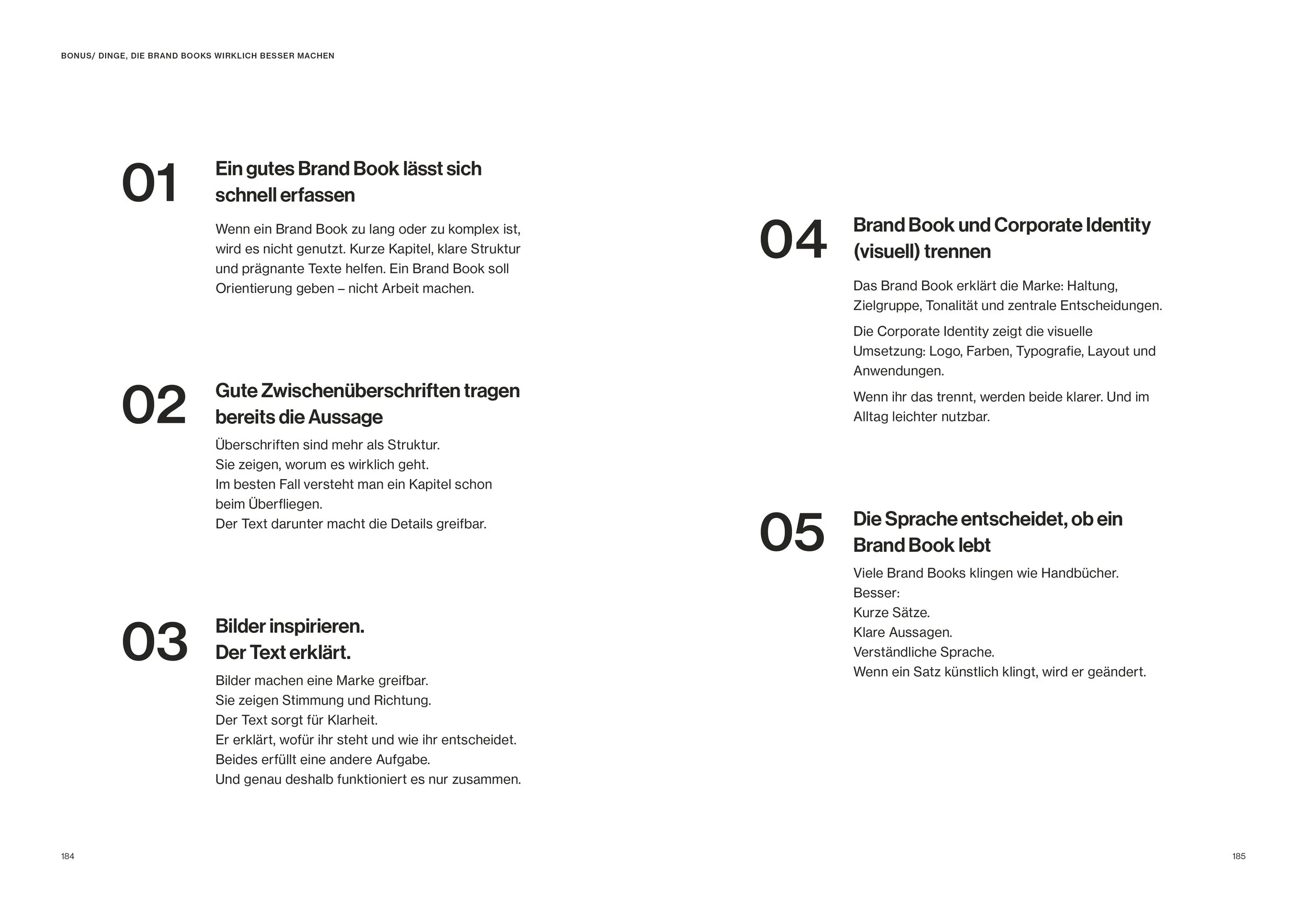 Tipps für das Schreiben von Brand Books - The Brand Book Blueprint