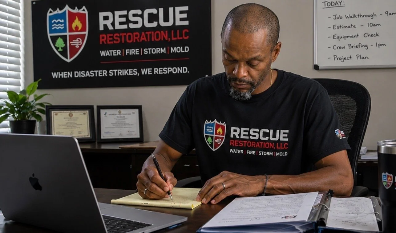 Rescue Restoration founder Chris Kenty